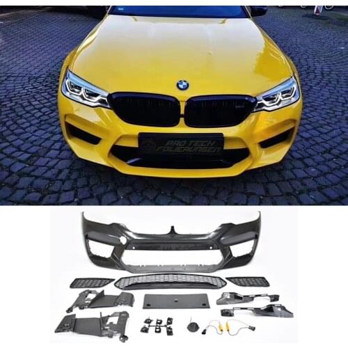 Suitable for Bmw 18-19 5 Series G30 G38 528 530 Refitting M5 Big Encircle Front Bar Middle Net Rear Lip