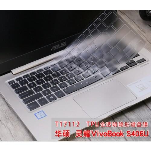 Laptop Clear Transparent Tpu Keyboard Cover For ASUS ZenBook UX331 UX331UA UX331UAL UX331UN TP461 TP461UN TP461UA S406UA