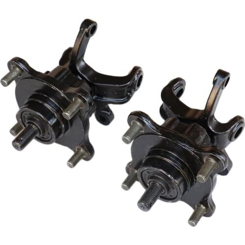 1SET Steering Strut Knuckle Spindles with Brake Disc Wheel Hubs Fit For China ATV 110cc 125cc 150cc Golf Buggy Quad Bike Parts