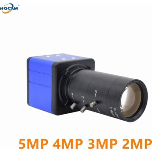 HQCAM 5MP 4MP 3MP 2MP Onvif 6-60mm Manual zoom lens Indoor audio Microphone Bullet cameH.265 Low Storage 5MP webcam Xmeye APP