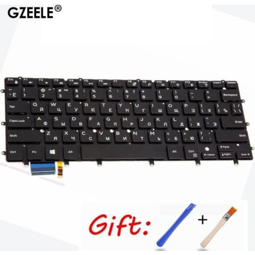 Russian NEW laptop keyboard for Dell XPS 13 9343 13 9350 9360 15BR N7547 N7548 7547 7548 17-3000 with Backlit 0DKDXH NSK LS0BW