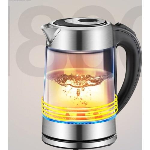 Vintage Glass Water Kettle Electric Cookware Metal Induction Water Kettles Coffee Thermal Jarra Electrica Eco Friendly EH50WK