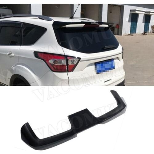 High Quality ABS Material Rear Roof Spoiler Tail Spoiler Wings For Ford Escape Kuga 2013-2019 ST Style Spoiler