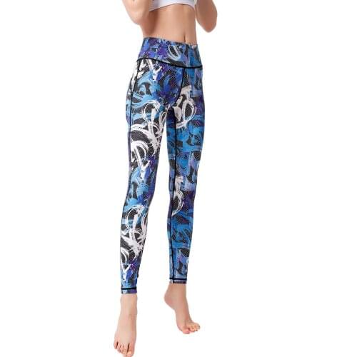 3D Print Women Yoga Pants High Waist Push Up Fitness Legging Gym Wear Running Trousers Breathable Sportswear Tights Female,ZF537