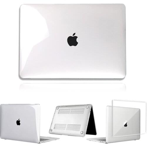 Portable Case for Apple Macbook Air 13" A2337/a2179 2020/Air 11"/MacBook Pro 13/16/15" Crystal Hard Shell Protective Case