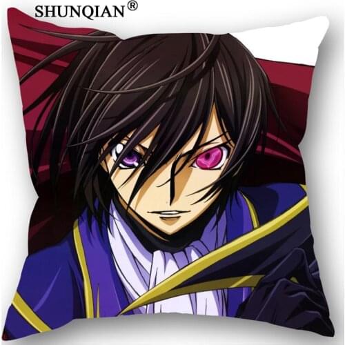 DIY Pillowcases Code Geass Personalized Pillowcase Custom Throw Pillow Case Customized Pillow Covers (Two Sides)
