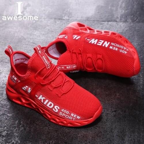 Size 26-38 2021 New Mesh Kids Sneakers Lightweight Children Shoes Casual Breathable Boys Non-slip Soft Girls Sneakers Zapatillas
