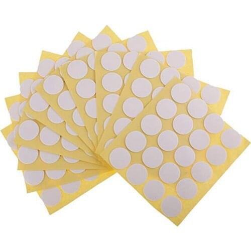 Candle Wicks Stickers, 200Pcs 20mm Double-Sided Foam Adhesive Glue Sticker Candle Wicks Heat Resistance Candle Making Supplies