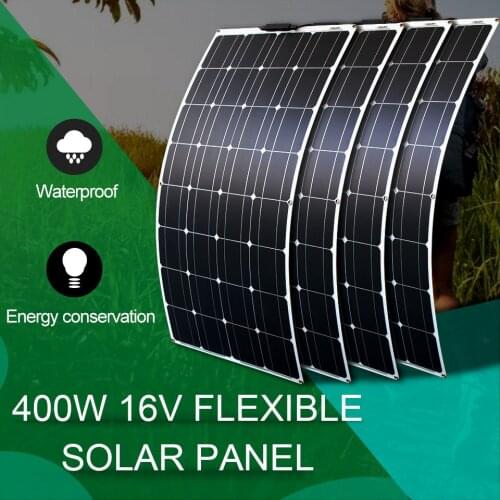 Flexible solar panel high efficiency 400w marine outdoor battery charger solar module
