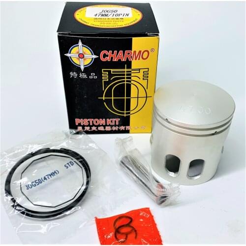 JOG50 Piston Kit 47mm With Pin 10mm / 12mm Big Bore Cylinder Set Jog 50 Racing Parts