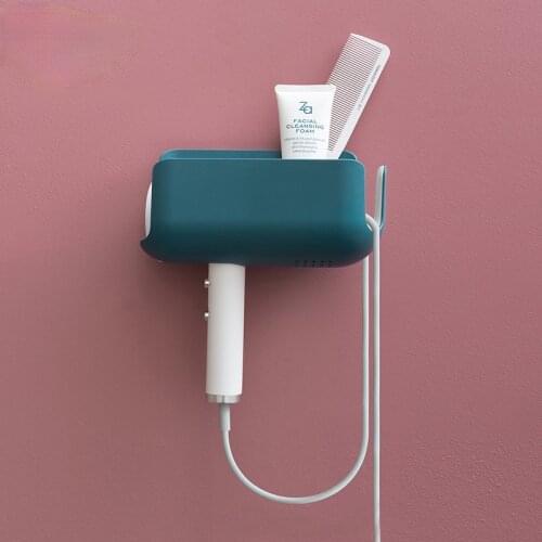 Multi Function Air Blower Rack Wall Mounted Storage Rack Bathroom Bathroom Storage and Finishing Rack