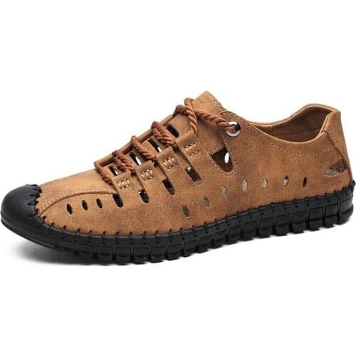 Men's Leather Sandals Ragen Vivicr China