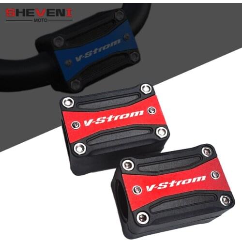 1 Pair For SUZUKI V-Strom 65/DL650 DL1000 250/DL250 Motorcycle Engine Guard Bumper Protection Decorative Block Crash Bar Decor