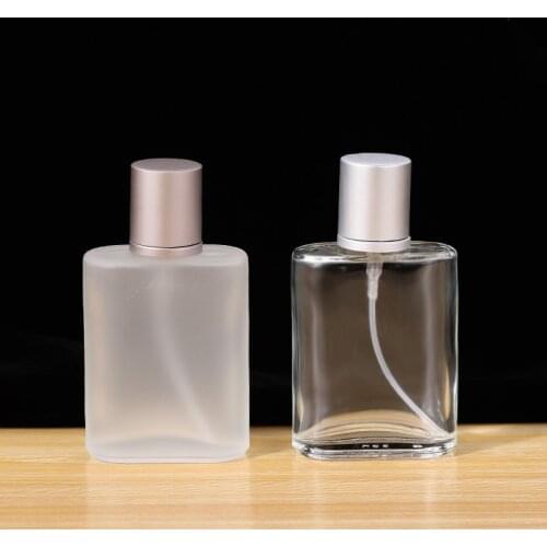 1Pcs 30ml Frosted Glass Empty Bottle Sprayable Enough Spray Bottle Odor Travel Size Portable Reuse Perfume Bottles