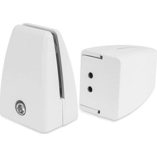 2 Pieces Of Anti-Sneeze Bracket Bracket ABS Plastic Anti-Sneeze Clip Office Desk Partition Support Frame (White)