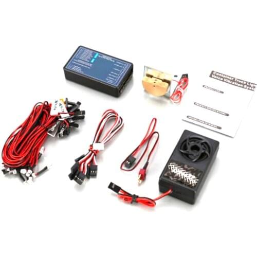 2021 G.T. POWER Lighting and Voice Vibration System RC Car Parts For Tamiya RC4WD Tractor RC Car Vehicle Accessories Lightweight