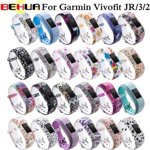 24 colors Soft Wrist Bracelet Band Strap for Garmin Vivofit JR JR2 Vivofit3 Vivofit 3 Activity Tracker Watchband with case belt