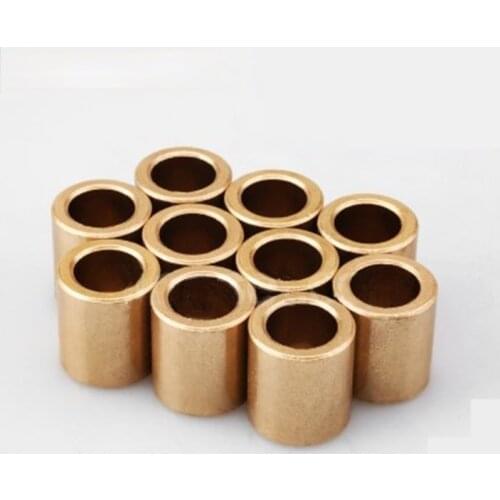 5pcs Copper Base Bushing Inner Diameter 4 5 6 8mm Bearing Sleeve For Slide Block 3D Printer Accessories