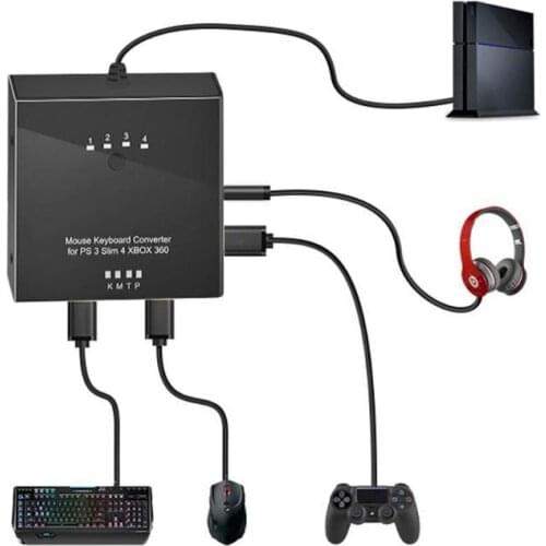 Game Controller Adapter Mouse and Keyboard Converter adapter for Sony PS4/PS3/XBO XONE/XBOX 360 Switch Accessories