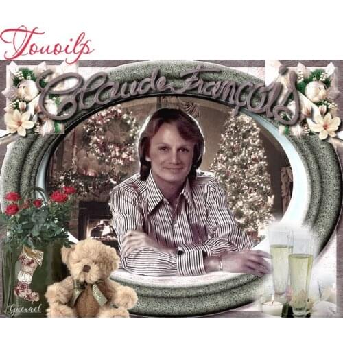 TOUOILP diamond embroidery "claude francois" full drill diamond painting abstract Cross Stitch Rhinestone mosaic home decoration