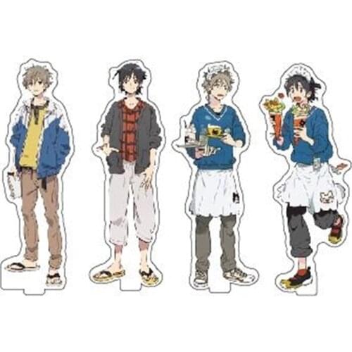 Anime Umibe no Etranger Chibana Mio Hashimoto Shun Acrylic Stand Model Figure Plate Table Decor Cartoon Cosplay Cute Xmas Gift