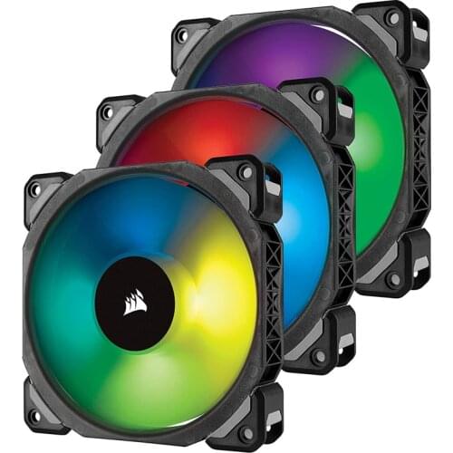 Corsair ML120 PRO 120mm Premium Magnetic Levitation RGB LED PWM Fan with Lighting