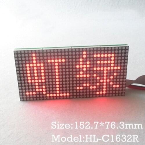 Φ3.75 LED dot matrix unit board 16*32 dot matrix screen 3.75 unit board 3.75 module parking system screen