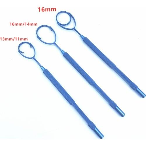 Ophthalmic Titanium Fixation Ring 3 Types ophthalmic surgical instrument