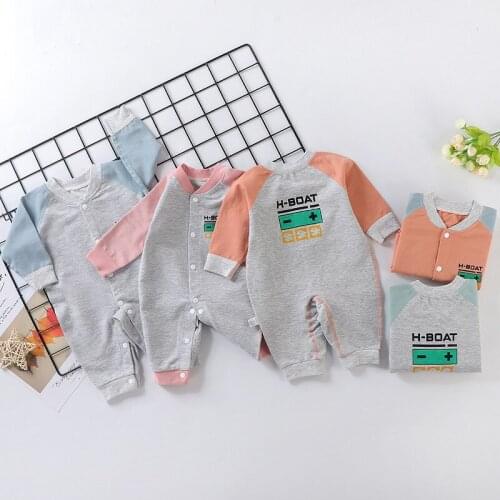 New Baby Boys Girls Romper Autumn Cotton Boneless Baby Clothes Newborn Baby Onesies Rompers Jumpsuit Long Sleeve Infant Pajamas