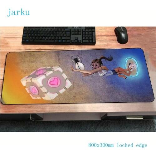Portal 2 mouse pad gamer Mass pattern 800x300x2mm notbook mouse mat gaming mousepad best seller pad mouse PC desk padmouse mats