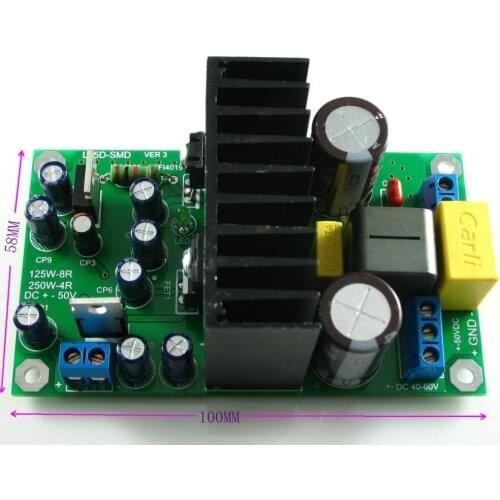L15DSMD IRS2092S High power 250W Class D Audio Digital Mono Amplifier Board
