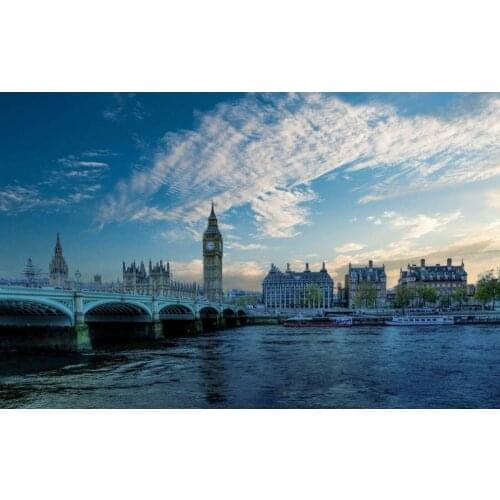 London Westminster Landscape England Art Film Print Silk Poster Home Wall Decor 24x36inch