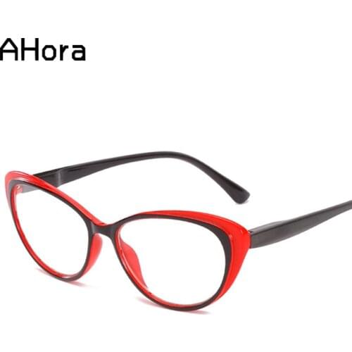Ahora Cat Eye Reading Glasses Women Men Unisex Lightweight Presbyopic Reading Glasses Male Diopter +1.0 1.5 2.0 2.5 3.0 3.5 4.0