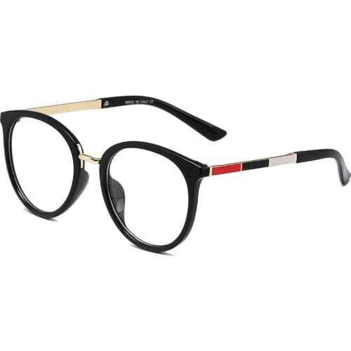 New Style Round Frame Glasses WomenS 2021 Luxury Brand Designer Fashion For MenS Eyewears Ladies Clear Plain Mirror