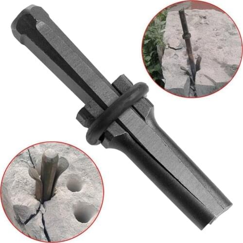 OOTDTY 9/16'' Plug Wedges and Feather Shims Rock Stone Concrete Splitter Hand Tool Hot