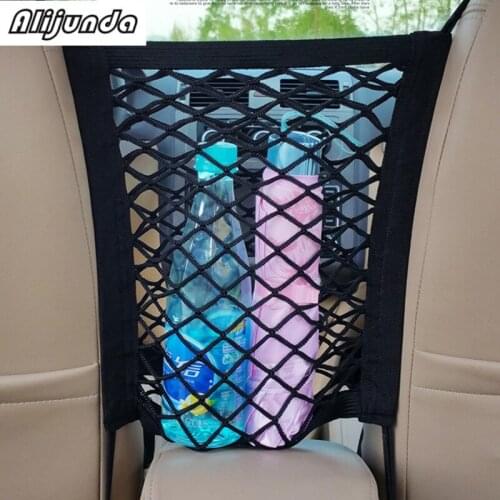 Durable elastic car seat storage bag mesh bag for Honda CRV Accord Odeysey Crosstour FIT Jazz City Civic JADE Crider Spirior