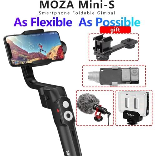 Moza Mini-S 3-Axis Gimbal Smartphone Gimbal Handheld Stabilizer VS ZHIYUN Smooth 4 stabilisateur smartphone Phone