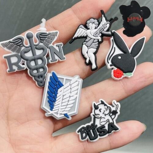 1PCS PVC Cute Japan Anime Fridge Magnetic Sticker Famous Cartoon Wing Angel Refrigerator Magnets Children Gifts Stationery Toys