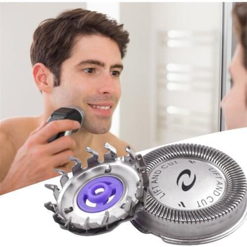 3PCS Replacement Shaver Head HQ56 Double Blade For Razor Blade HQ3 HQ4 HQ55 Reflexed Plus HQ6843 HQ300 HQ916