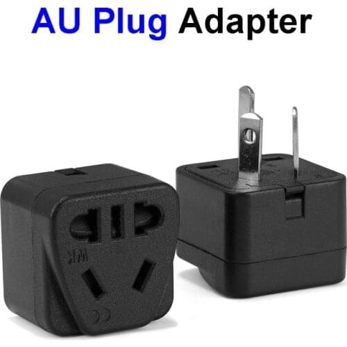 Universal AU Travel Adapter Swiss Brazil EU US UK To AU Australia Plug Adapter Electric Power Charger Socket Outlet High Quality