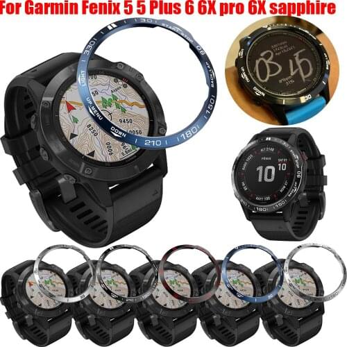 Anti Scratch Ring Case Cover Bezel For Garmin Fenix 6 6X pro 6Xsapphire 5 5X Plus watch Bezel Ring Styling Metal Protection Case