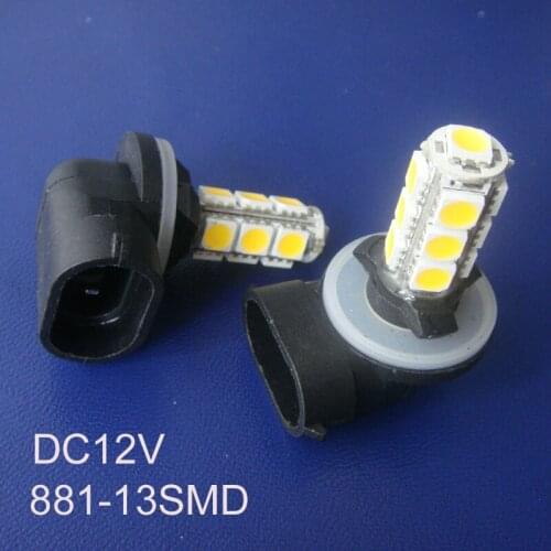 High quality 12V Auto led 881 fog lamps 881 led car bulb free shipping 5pcs/lot