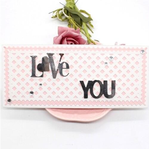 YPP CRAFT Postage Slimline Metal Cutting Dies Stencils for Scrapbooking/photo album Decorative Embossing DIY Paper Cards