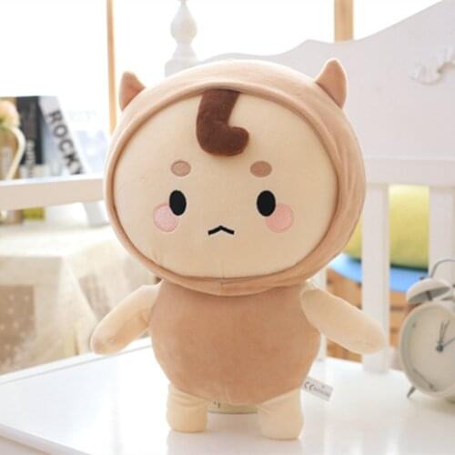 1pc 28/48cm Kawaii BuckWheat Jun Cute Cartoon Modelling TV Character Plush Toy Soft Stuffed Doll Lovely Gifts For Friends Child