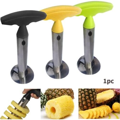 1Pc Stainless Steel Easy To Use Pineapple Peeler Accessories Pineapple Slicers Fruit Cutter Corer Slicer Kitchen Tools