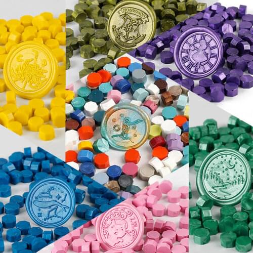 50Pcs Wax Seal Beads Stamp Vintage Seal Stamp Tablet Pill for Envelope Wedding Party Wax Seal Craft Supplies Ancient Sealing Wax