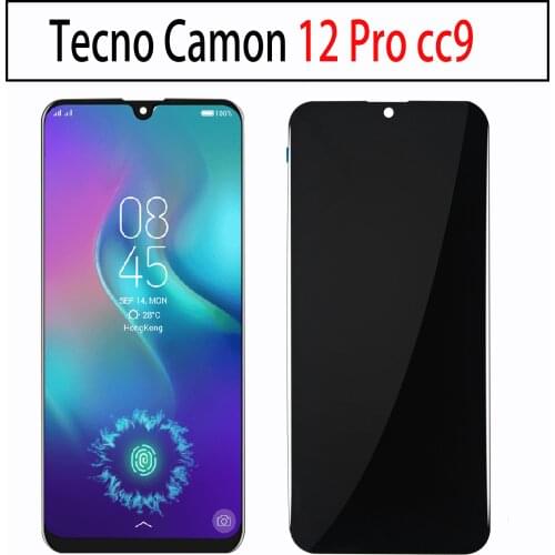 6.4" Amoled LCD For Tecno Camon 12 Pro cc9 LCD Display Touch Screen Digitizer Assembly 100% New LCD With Touch Digitizer