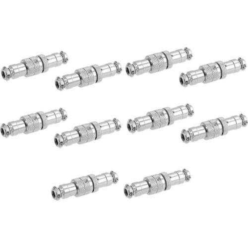 JFBL Hot 10Sets GX16 4 Pin Male & Female 16mm L70-78 Circular Aviation Socket Plug Wire Panel Connector Full Set Aviation
