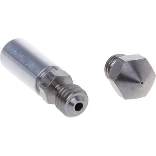 MK10 All Metal Hotend Kit M7 Nozzle 0.4mm 1.75mm Thermal Barrier Tube