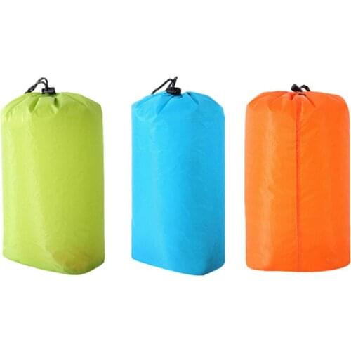 Nylon Waterproof Drawstring Storage Stuff Sack Dry Bag Outdoor Travel Camping Hiking Climbing Accessories Dirt-resistant Essenti